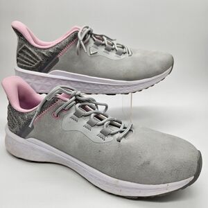Callaway La Jolla SL Waterproof Spikeless Golf Shoes Gray/Pink US 9 B Lace Up